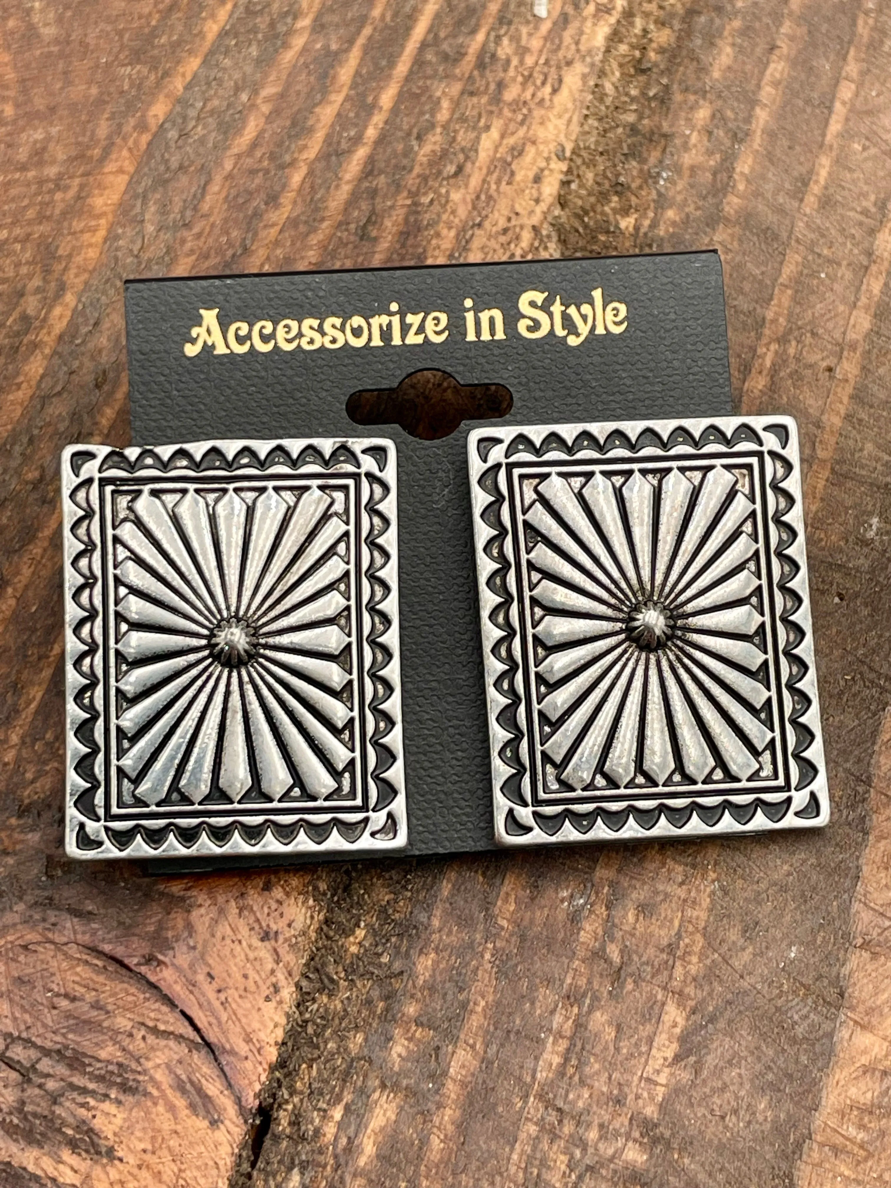 Apollo Fashion Concho Earrings