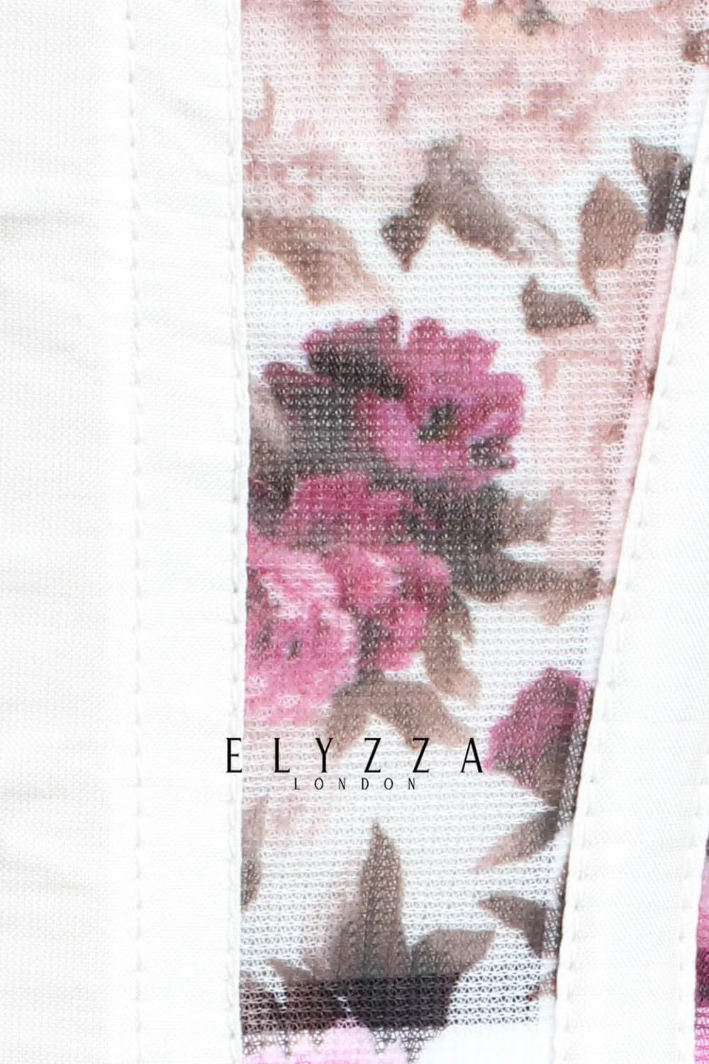 Arabella Waist Reducing Floral Print Mesh Corset