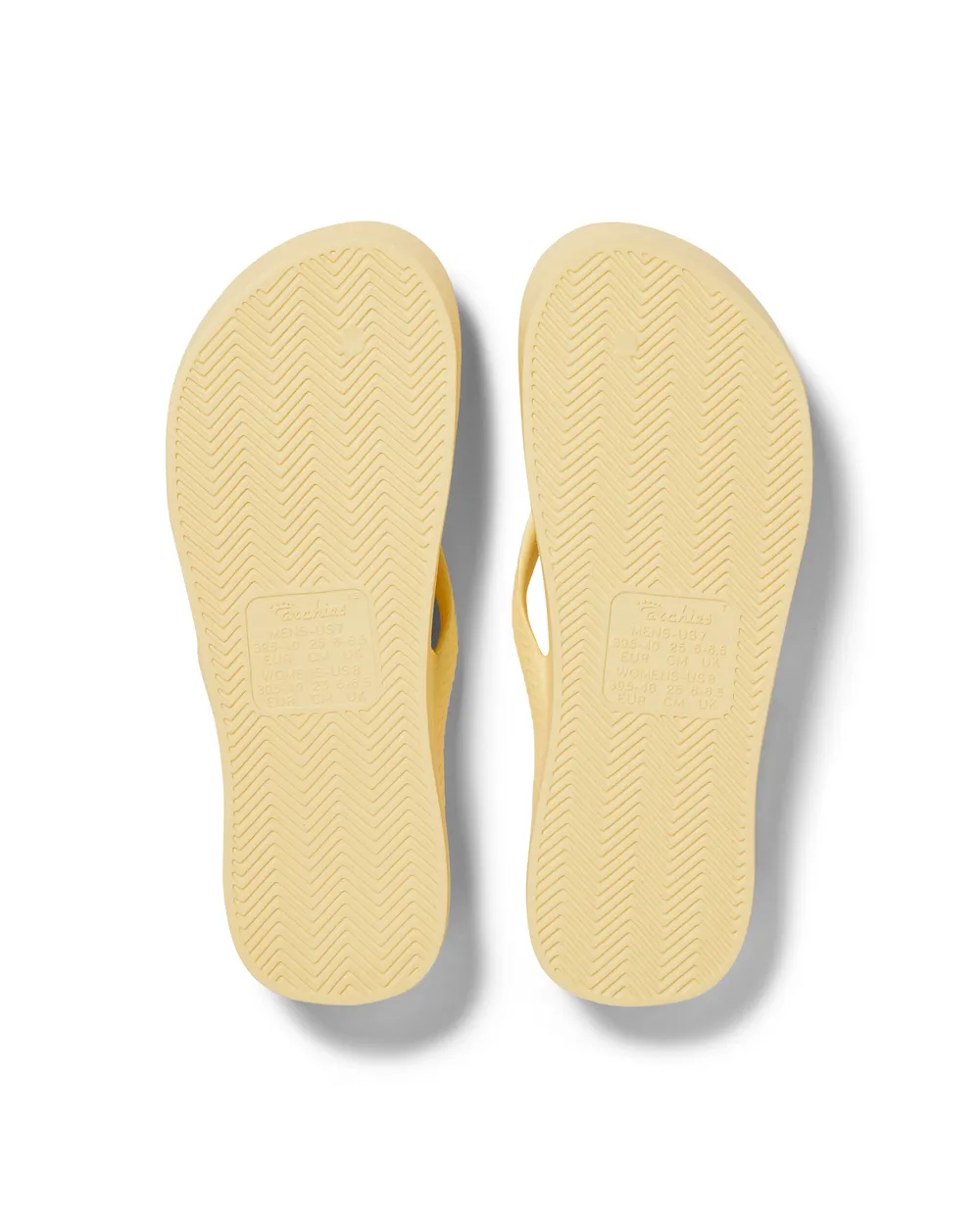 Archies Arch Support Jandals - Lemon