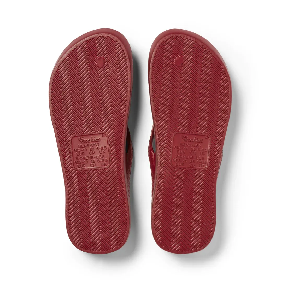 Archies: Arch Support Thongs - Sangria