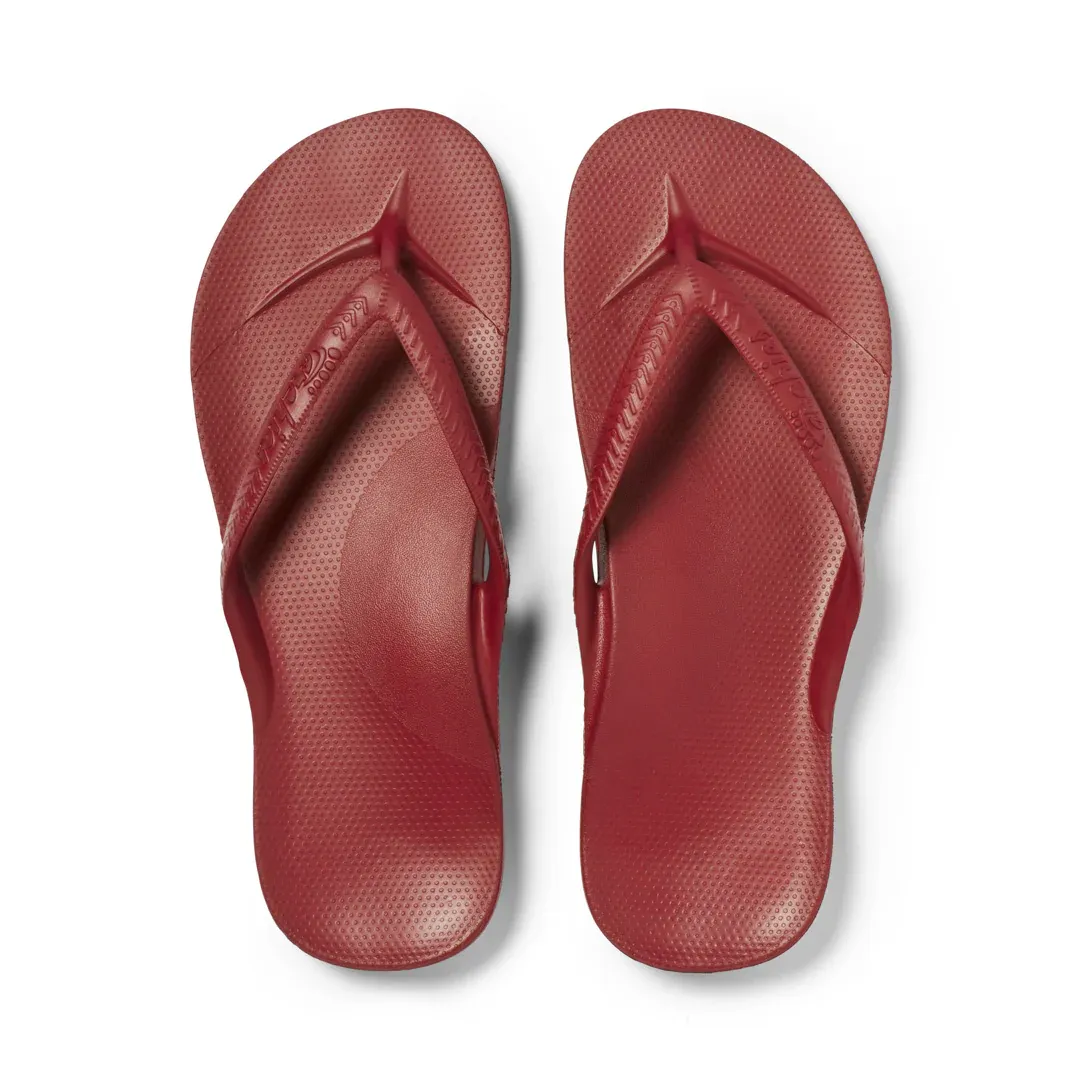 Archies: Arch Support Thongs - Sangria