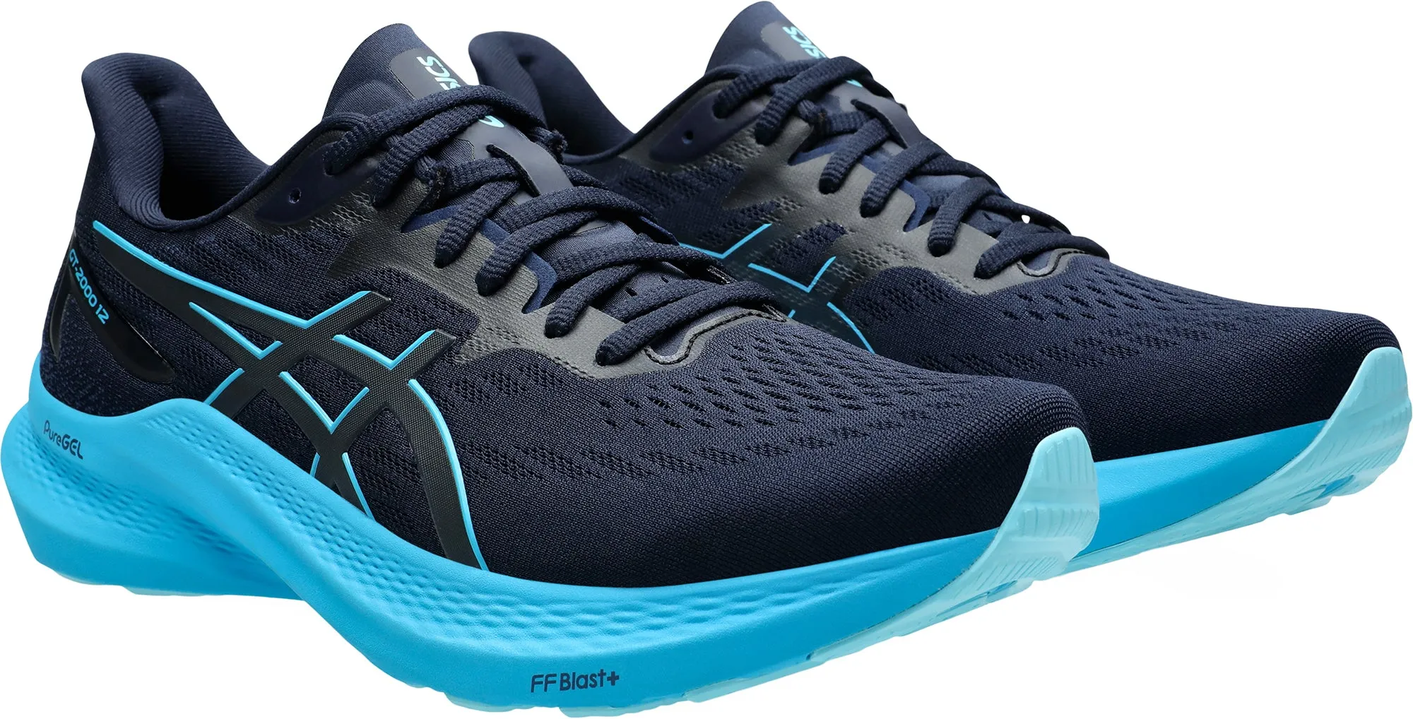 Asics GT 2000 12 Mens Running Shoes - Navy