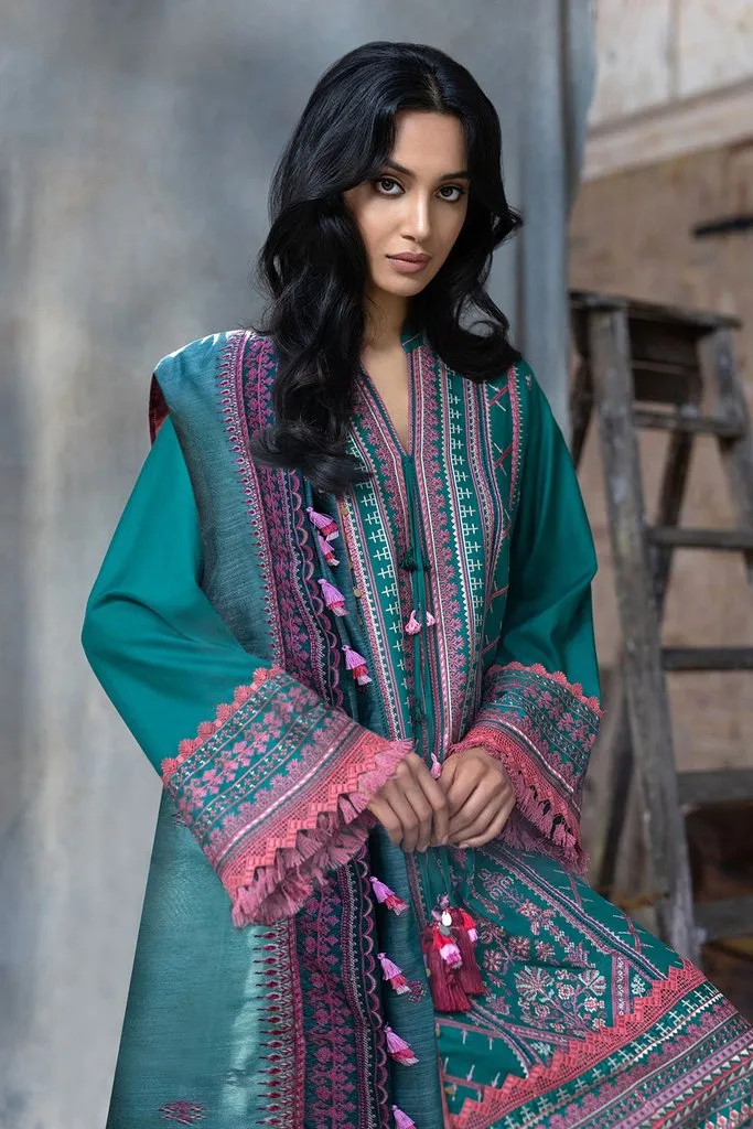 AW21-3A | Sobia Nazir Autumn Winter Collection 2021 | Unstitched Embroidered Suits