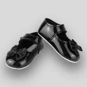 Baby Girl Shoes - Black Soft Sole