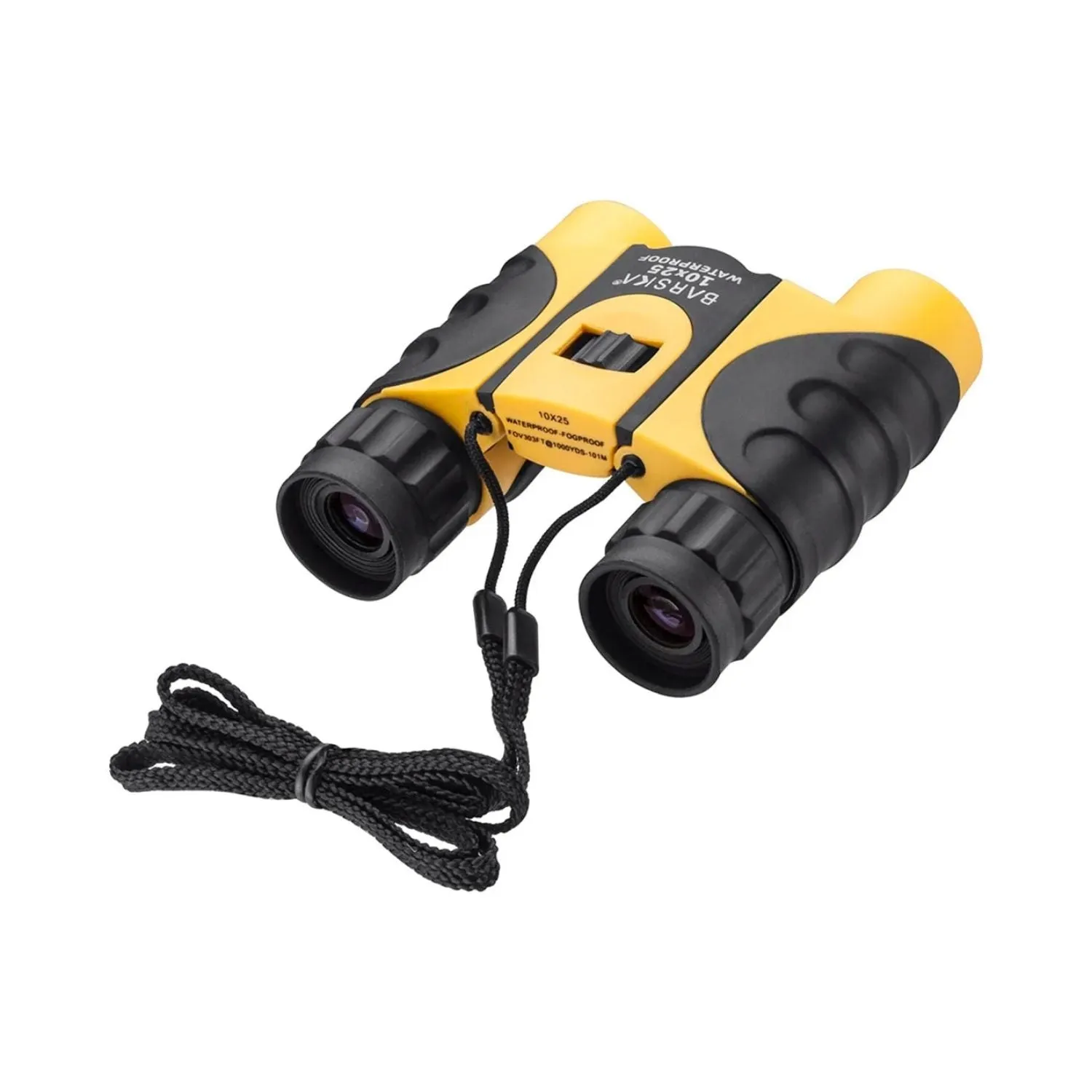 Barska 10x25mm Blueline Colorado Compact Waterproof Binoculars - Yellow