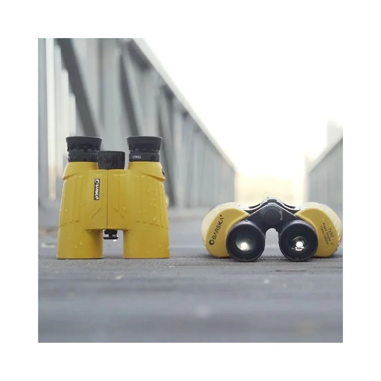 Barska 10x30mm Floatmaster Yellow Floating Waterproof Binoculars