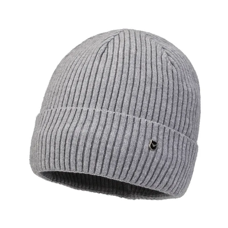 Beanie - Double Layer Cuffed Beanie with plush interior