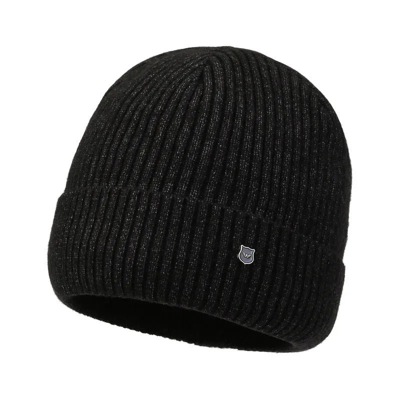 Beanie - Double Layer Cuffed Beanie with plush interior