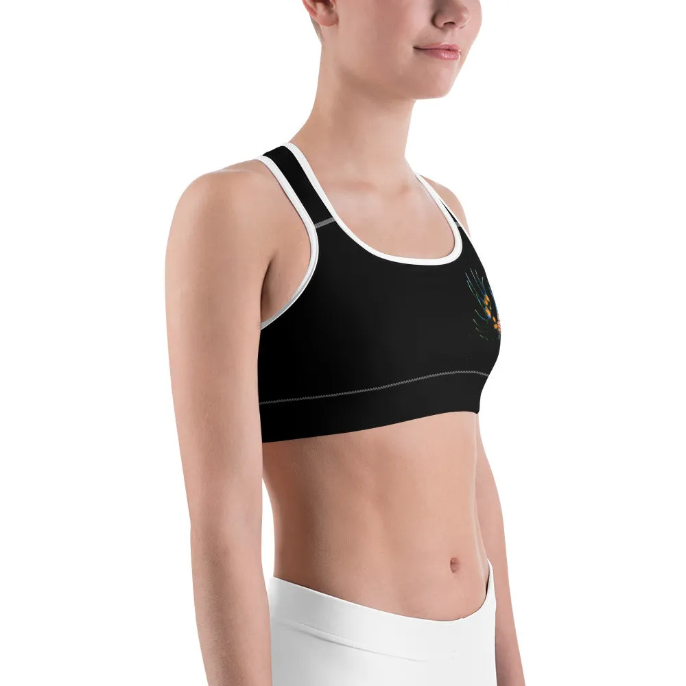 Beautiful Baby Lionfish Sports bra