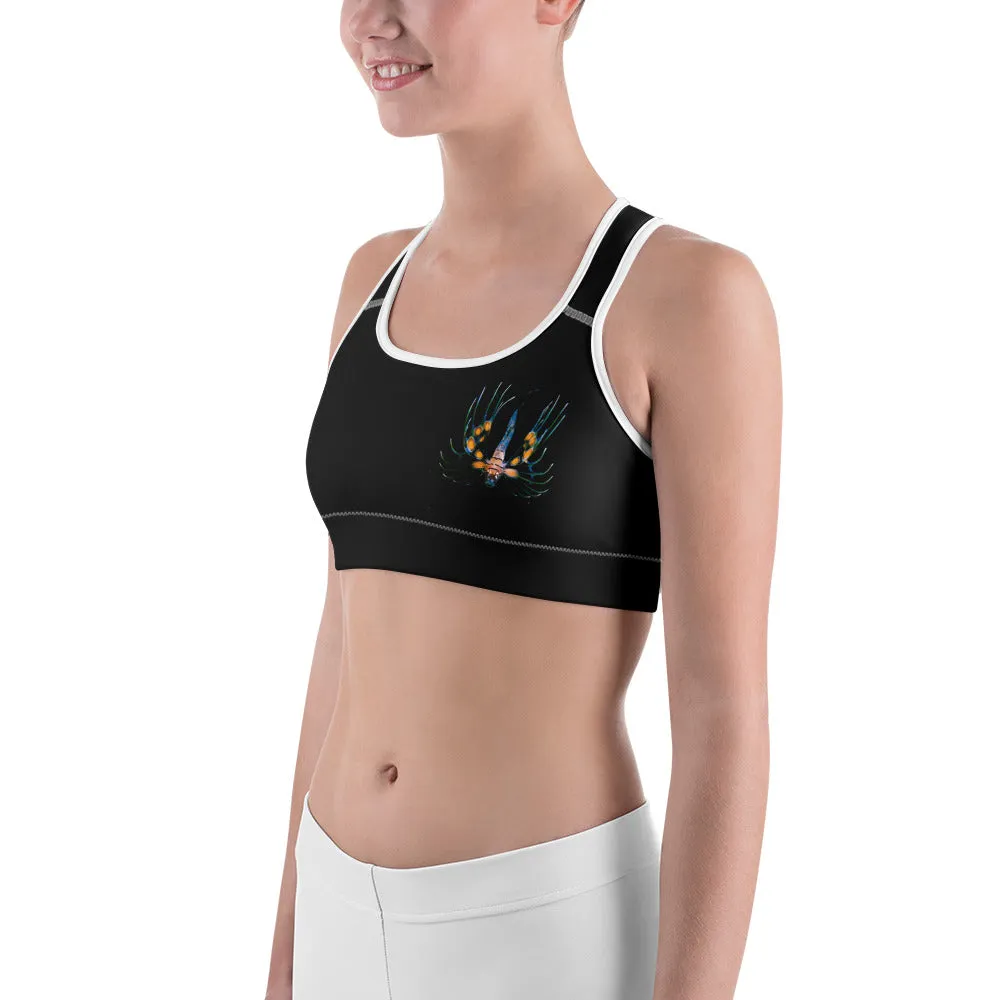 Beautiful Baby Lionfish Sports bra