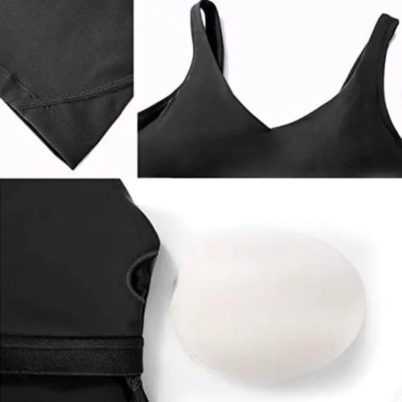 Becfort Women's Sports Bra Underwear Yoga wear Crop Tank Tops Gym Fitness wear