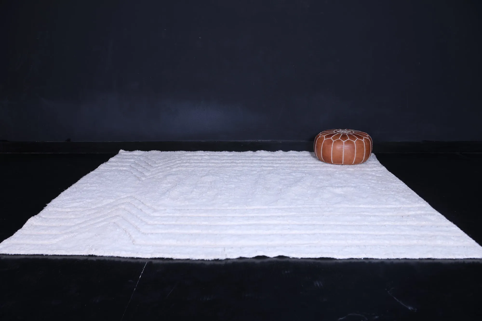 Beni Ourain Beige rug - Custom Wool rug - Azilal rug
