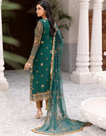 BL 301| Emaan Adeel Belle Robe Vol 3 | Unstitched Embroidered Luxury Chiffon Suits