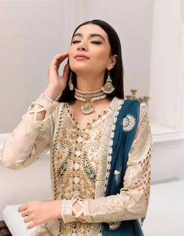 BL 305| Emaan Adeel Belle Robe Vol 3 | Unstitched Embroidered Luxury Chiffon Suits