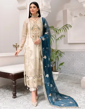 BL 305| Emaan Adeel Belle Robe Vol 3 | Unstitched Embroidered Luxury Chiffon Suits