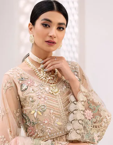 BL 309 | Emaan Adeel Belle Robe Vol 3 | Unstitched Embroidered Luxury Chiffon Suits