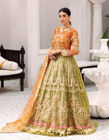 BL 310 | Emaan Adeel Belle Robe Vol 3 | Unstitched Embroidered Luxury Chiffon Suits