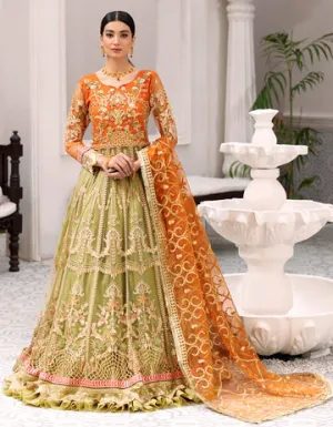 BL 310 | Emaan Adeel Belle Robe Vol 3 | Unstitched Embroidered Luxury Chiffon Suits