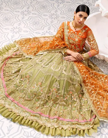BL 310 | Emaan Adeel Belle Robe Vol 3 | Unstitched Embroidered Luxury Chiffon Suits