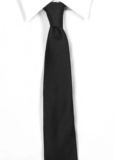 Black Jacquard Tie