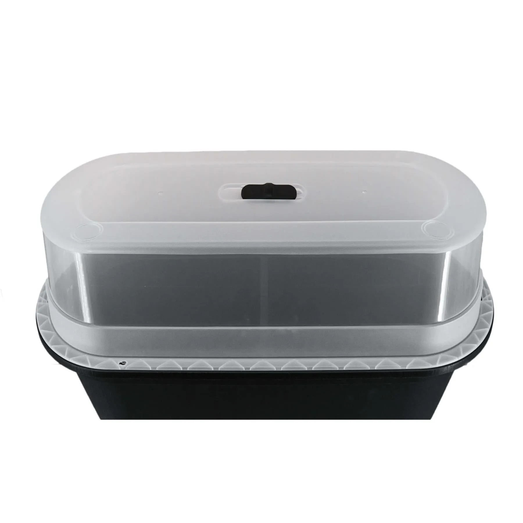 Black Raised Garden Bed Planter With Lid and Legs