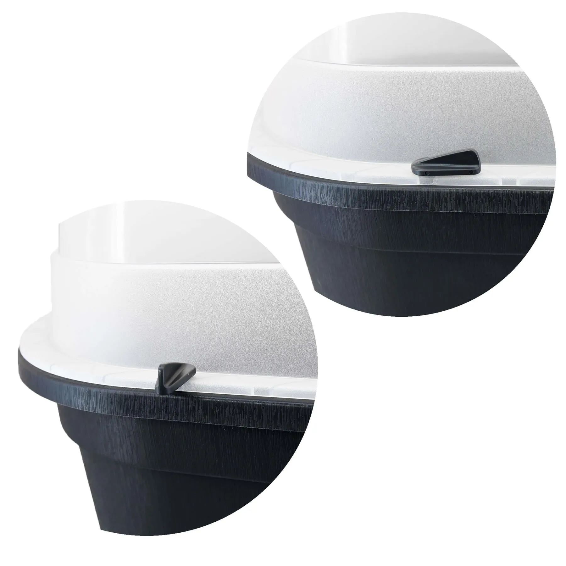 Black Raised Garden Bed Planter With Lid and Legs