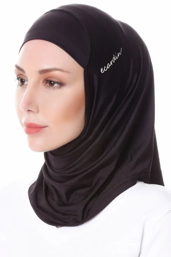 Black Sports Hijab
