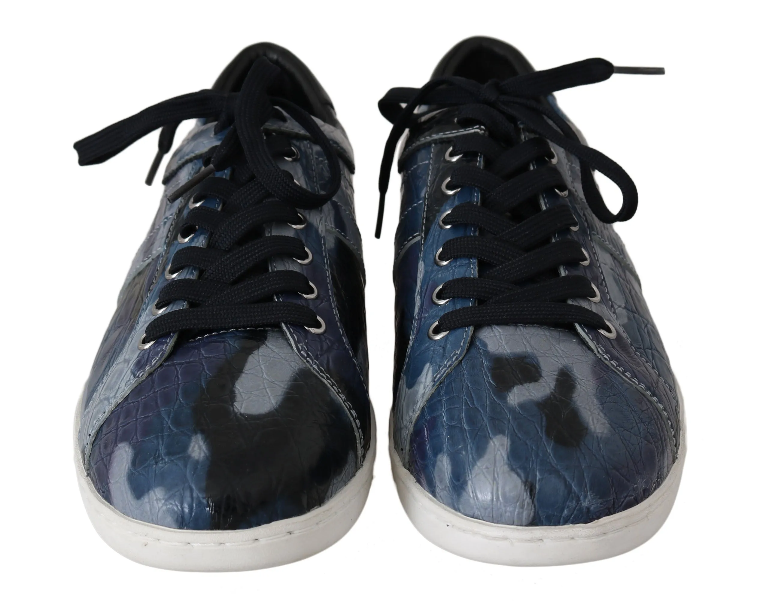 Blue Caiman Crocodile Sneakers