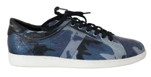 Blue Caiman Crocodile Sneakers