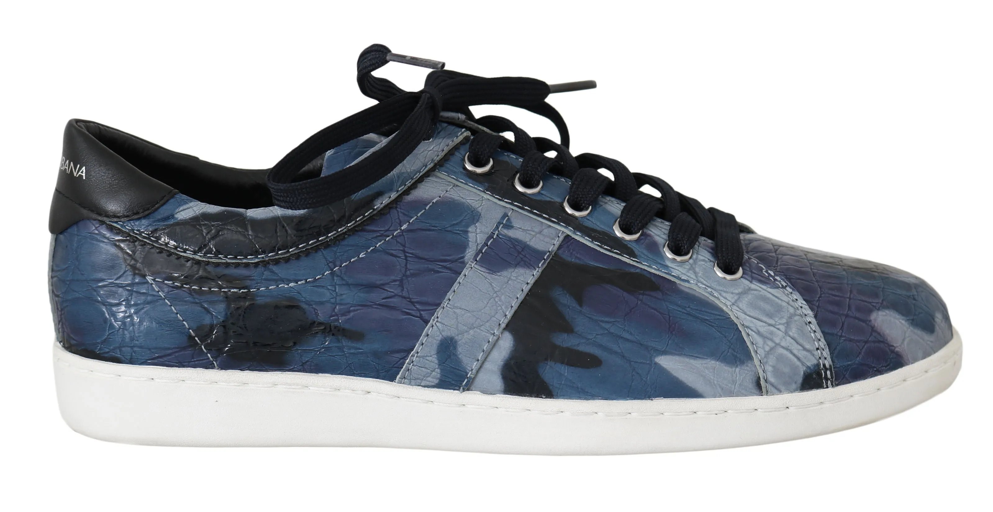 Blue Caiman Crocodile Sneakers