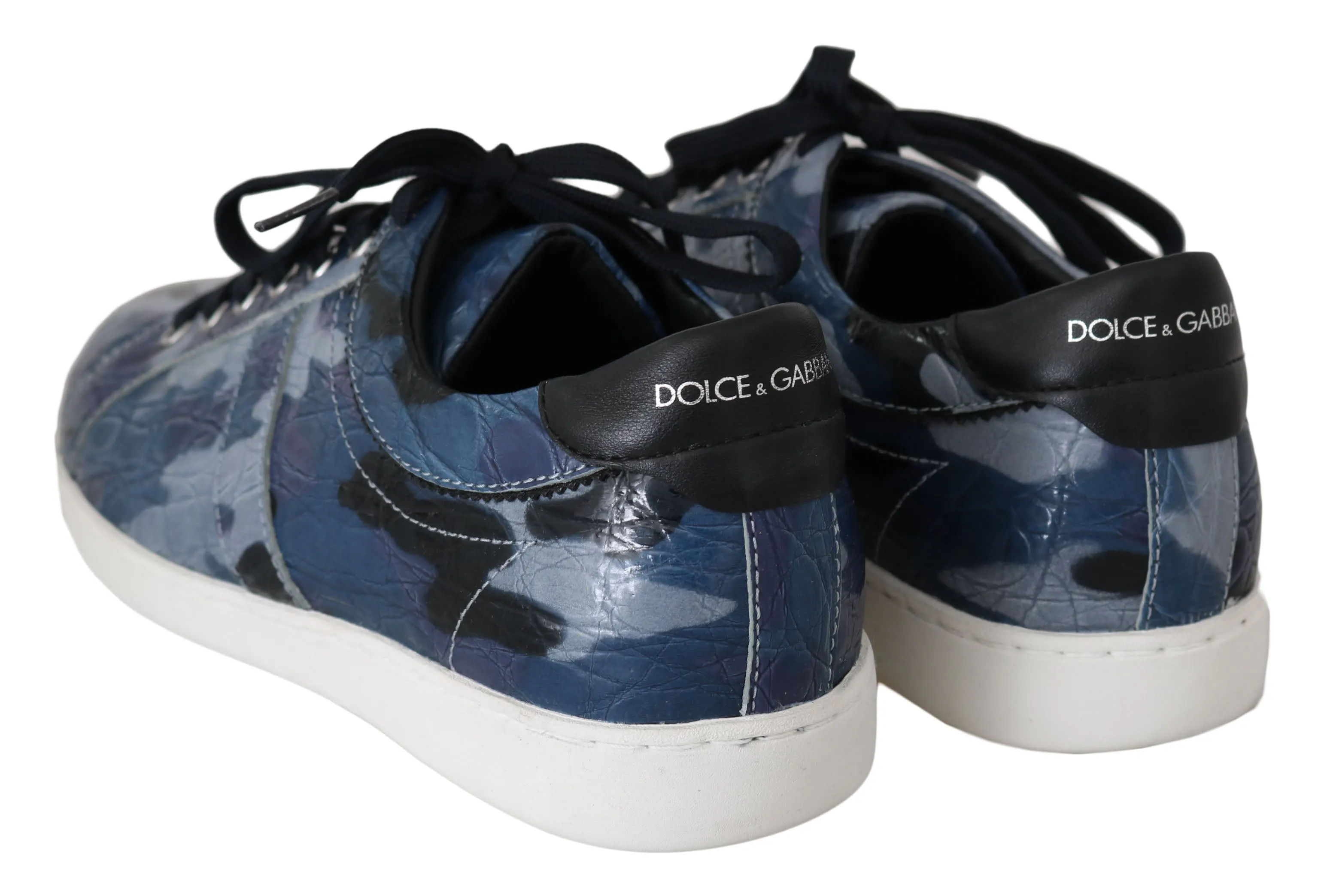 Blue Caiman Crocodile Sneakers