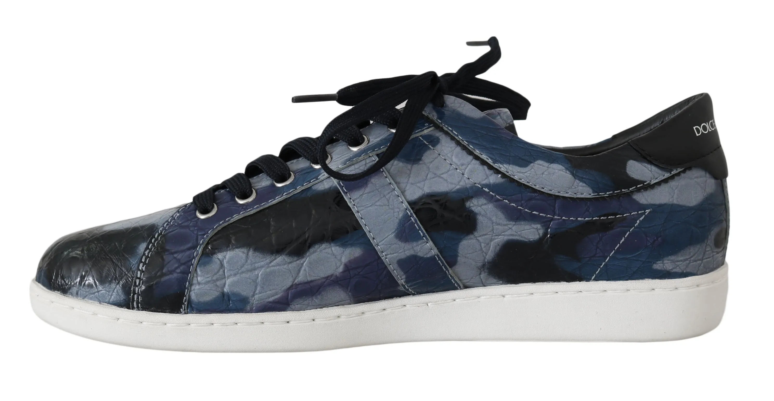 Blue Caiman Crocodile Sneakers