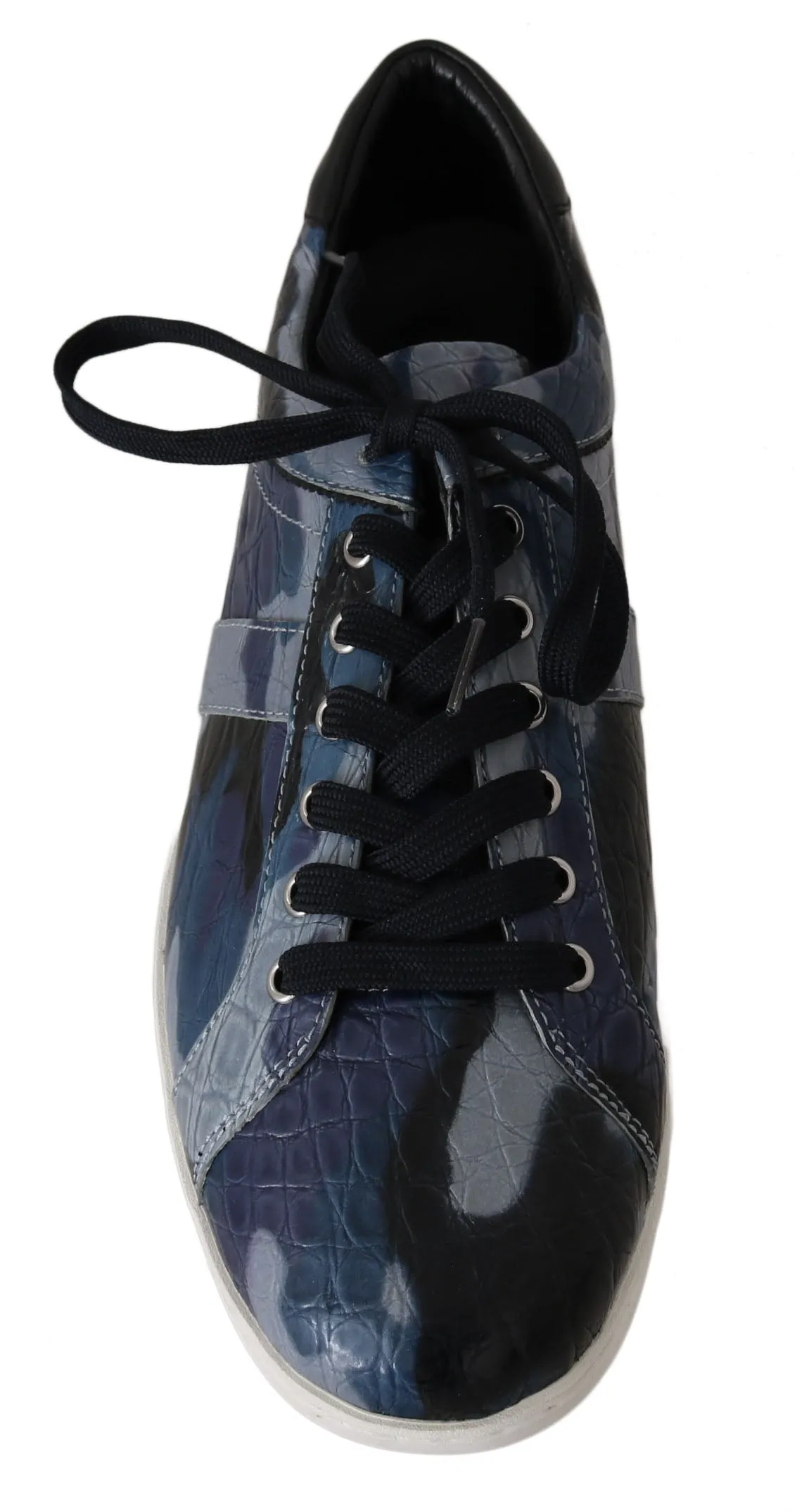 Blue Caiman Crocodile Sneakers