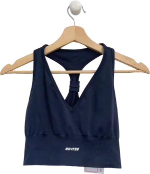 Bo   Tee Black Sports Bra UK M