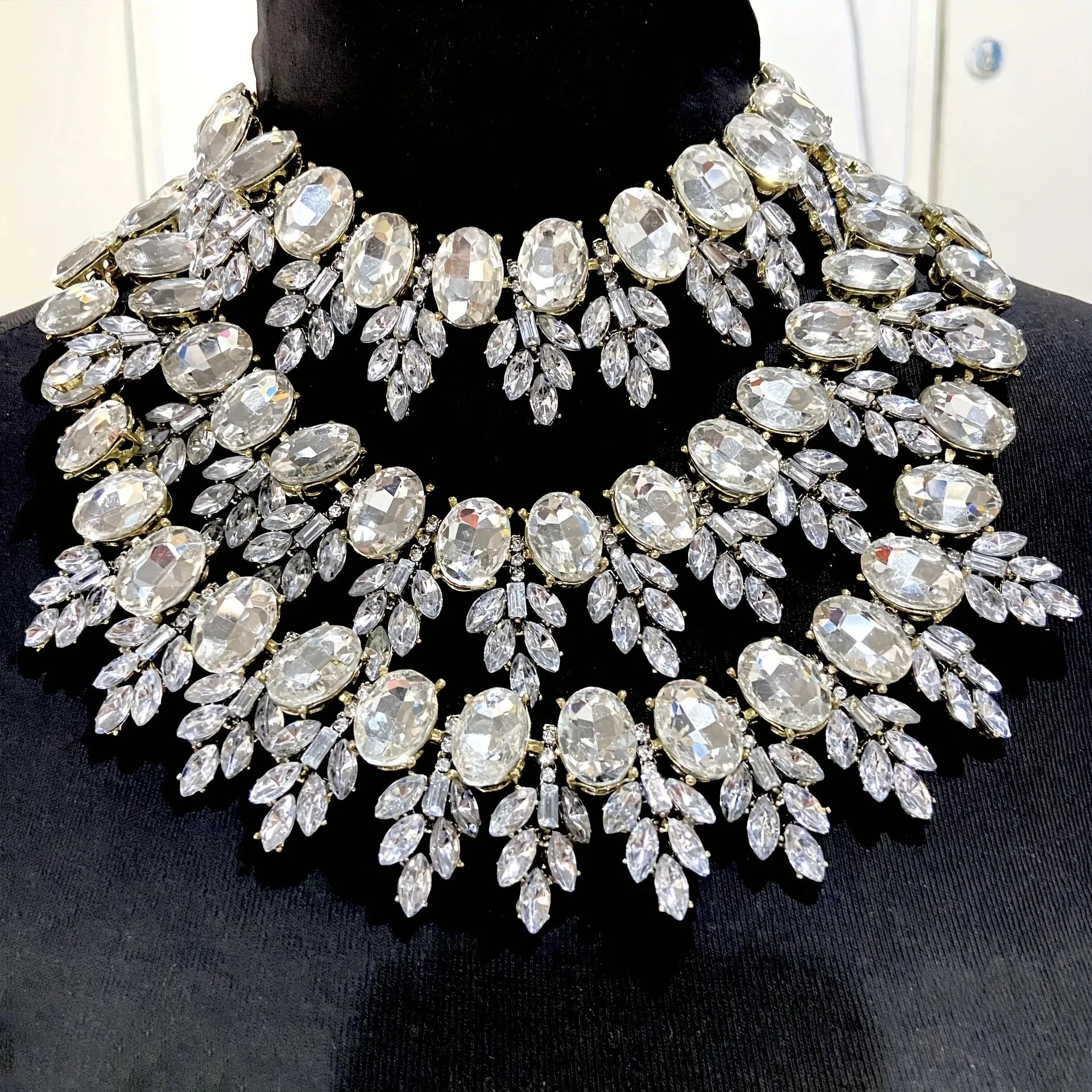 Bohemian Handmade Rhinestones Necklace