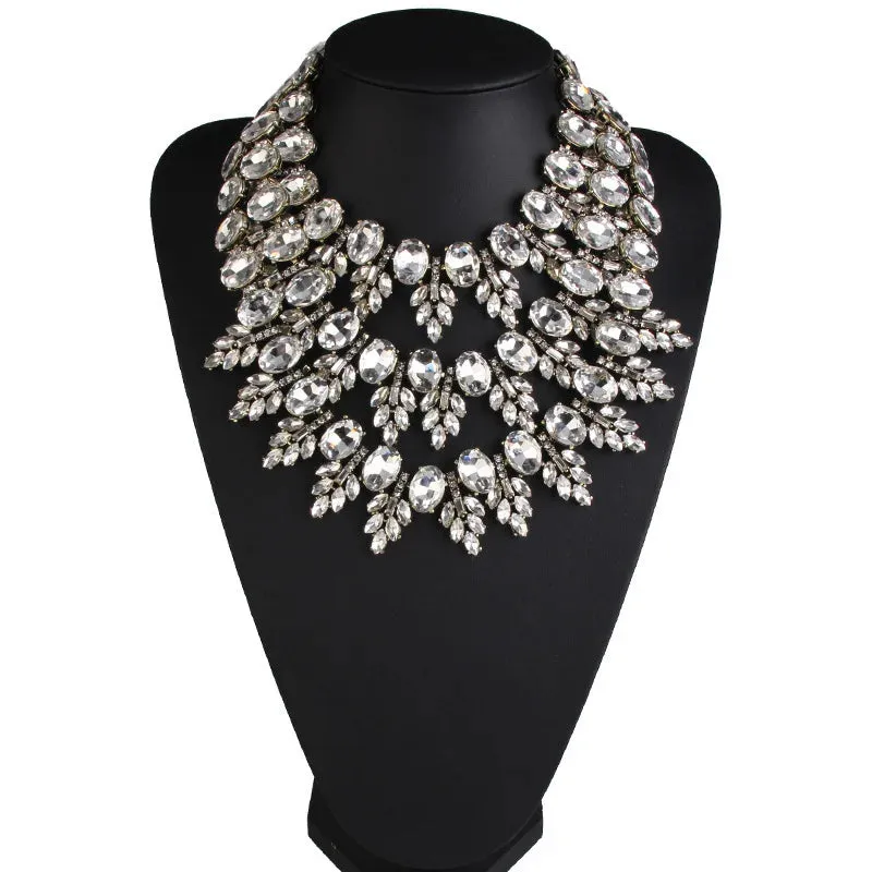 Bohemian Handmade Rhinestones Necklace