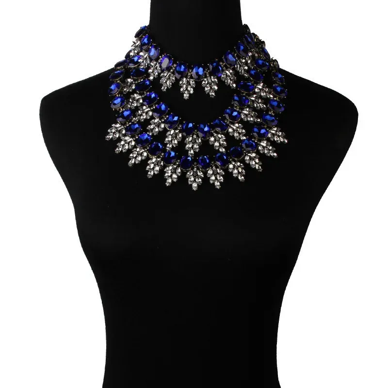 Bohemian Handmade Rhinestones Necklace