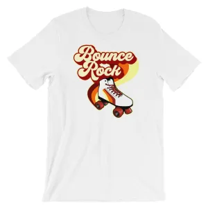Bounce Rock Roller Skate 80's 70's Disco Short-Sleeve T-Shirt