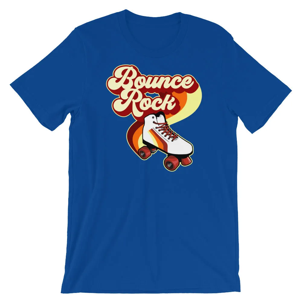 Bounce Rock Roller Skate 80's 70's Disco Short-Sleeve T-Shirt