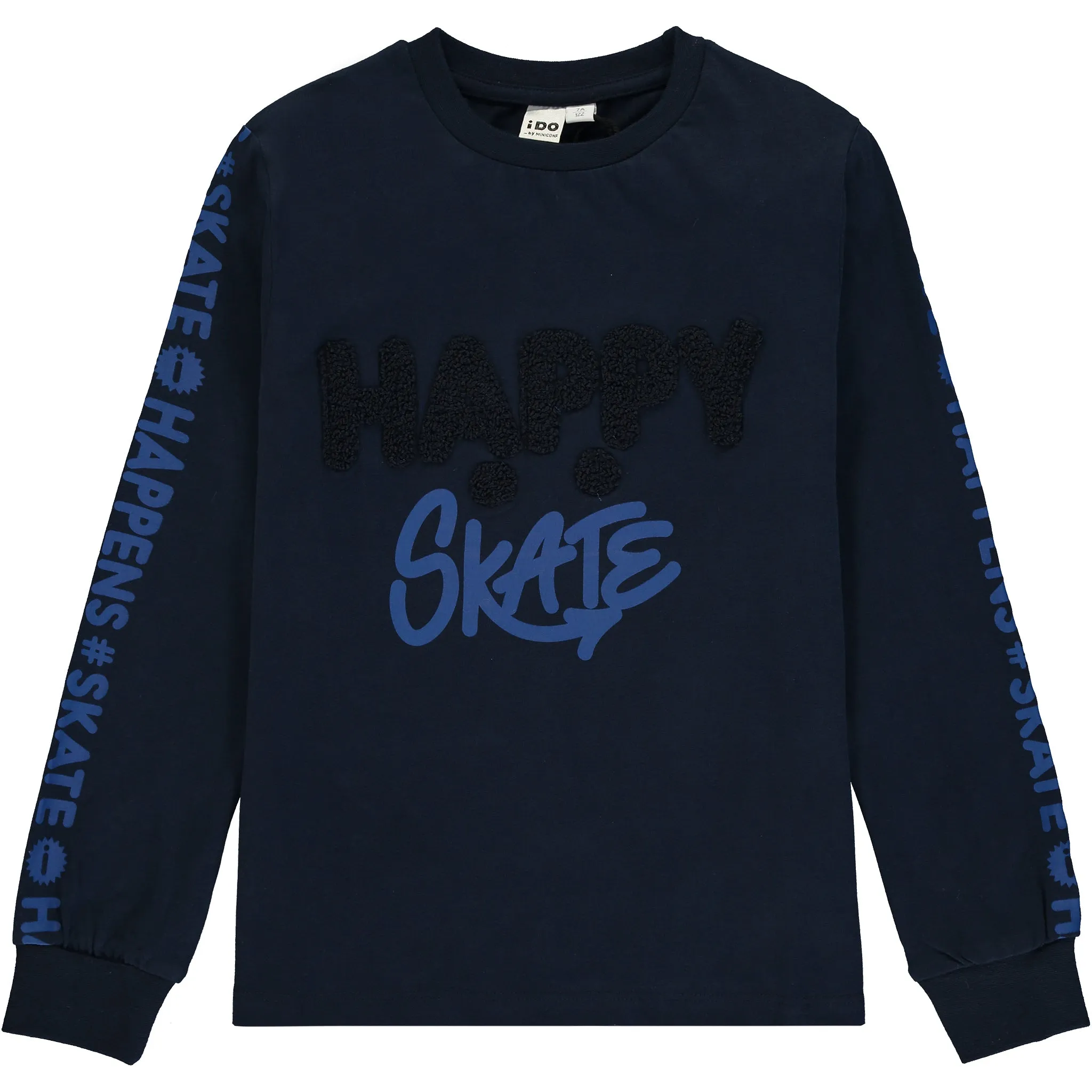 Boys Navy Blue Cotton Jersey Top