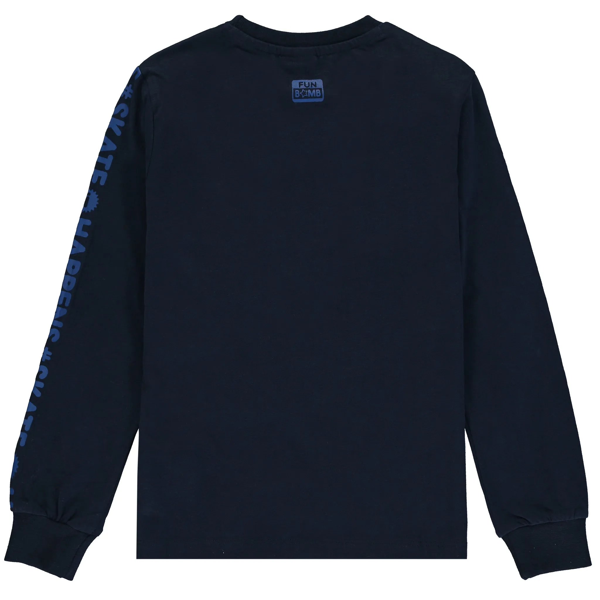 Boys Navy Blue Cotton Jersey Top