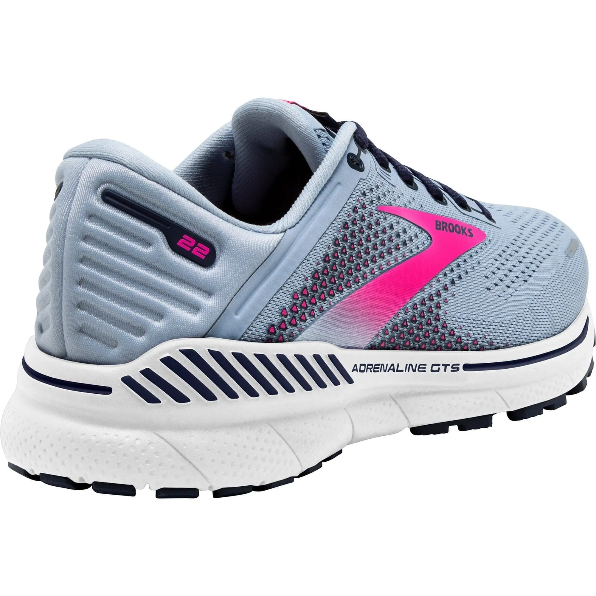 Brooks Adrenaline GTS 22 Womens Running Shoes - Blue