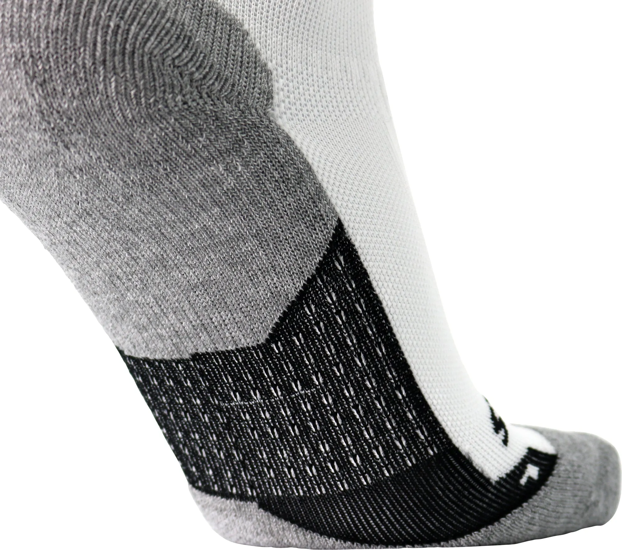 Brooks Ghost Crew Running Socks - White