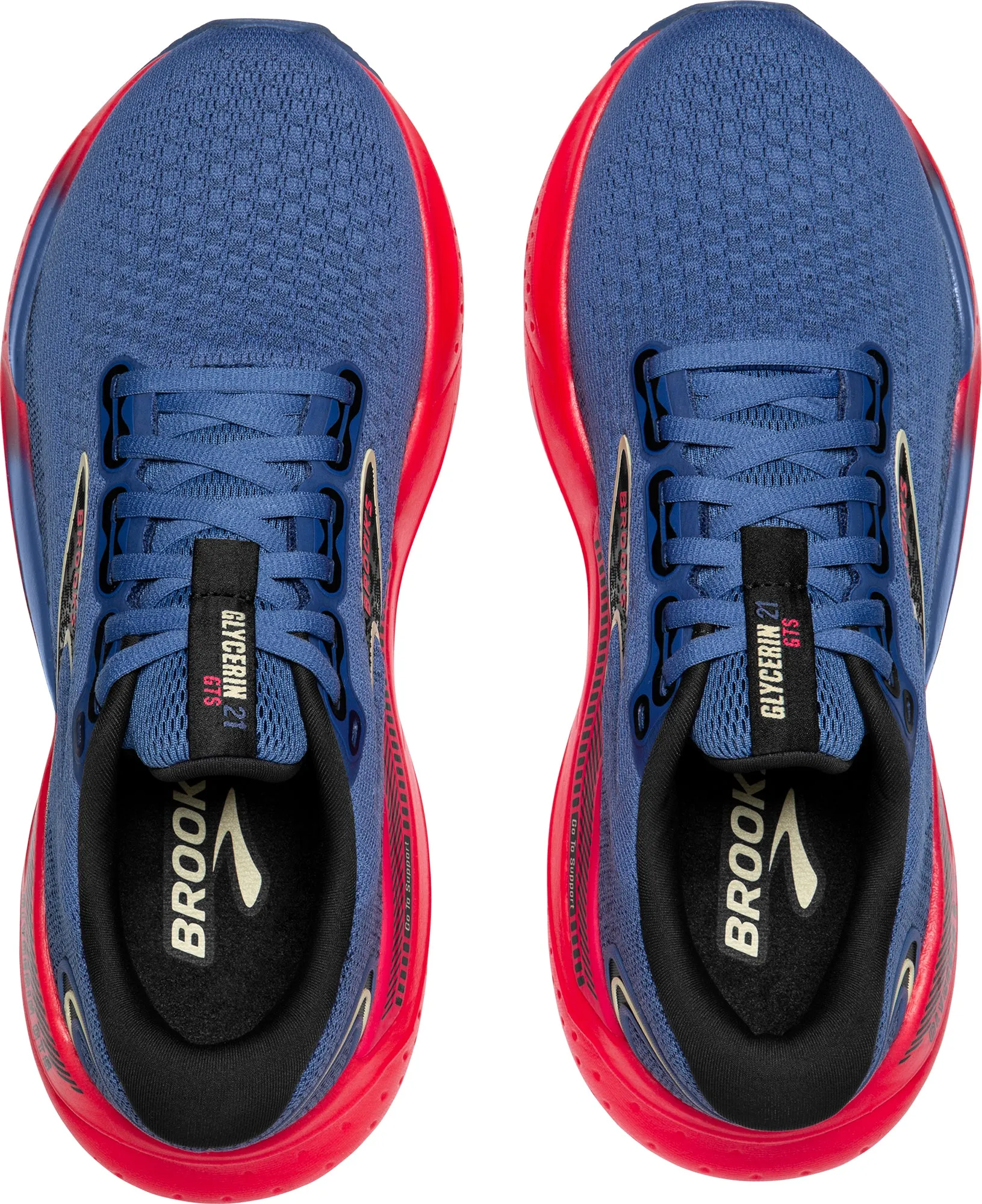 Brooks Glycerin GTS 21 Womens Running Shoes - Blue