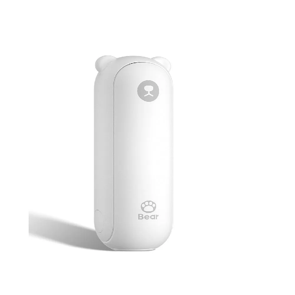 BuggyGear USB Rechargeable Bear Fan - White