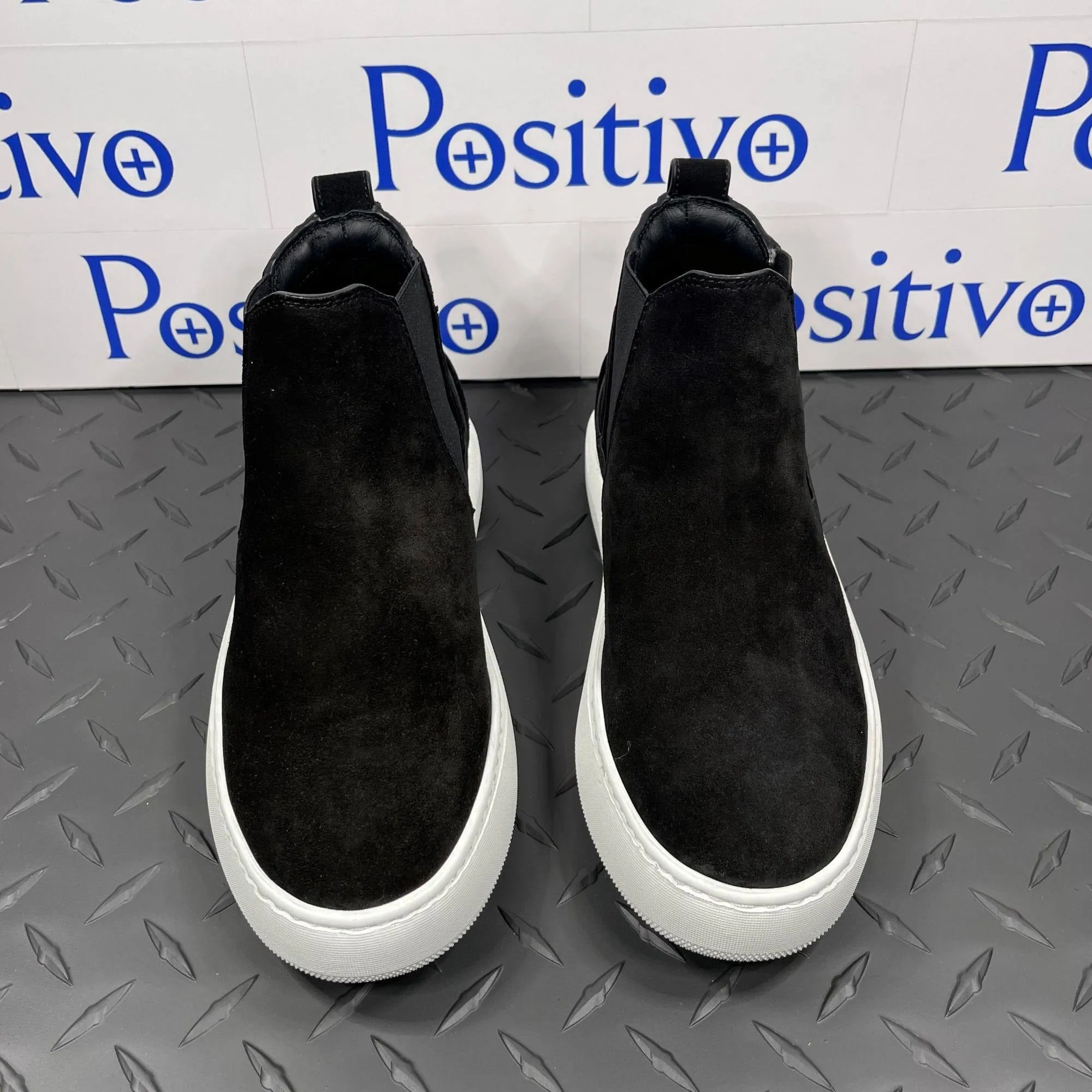 Buscemi Soho Black Suede Sneakers