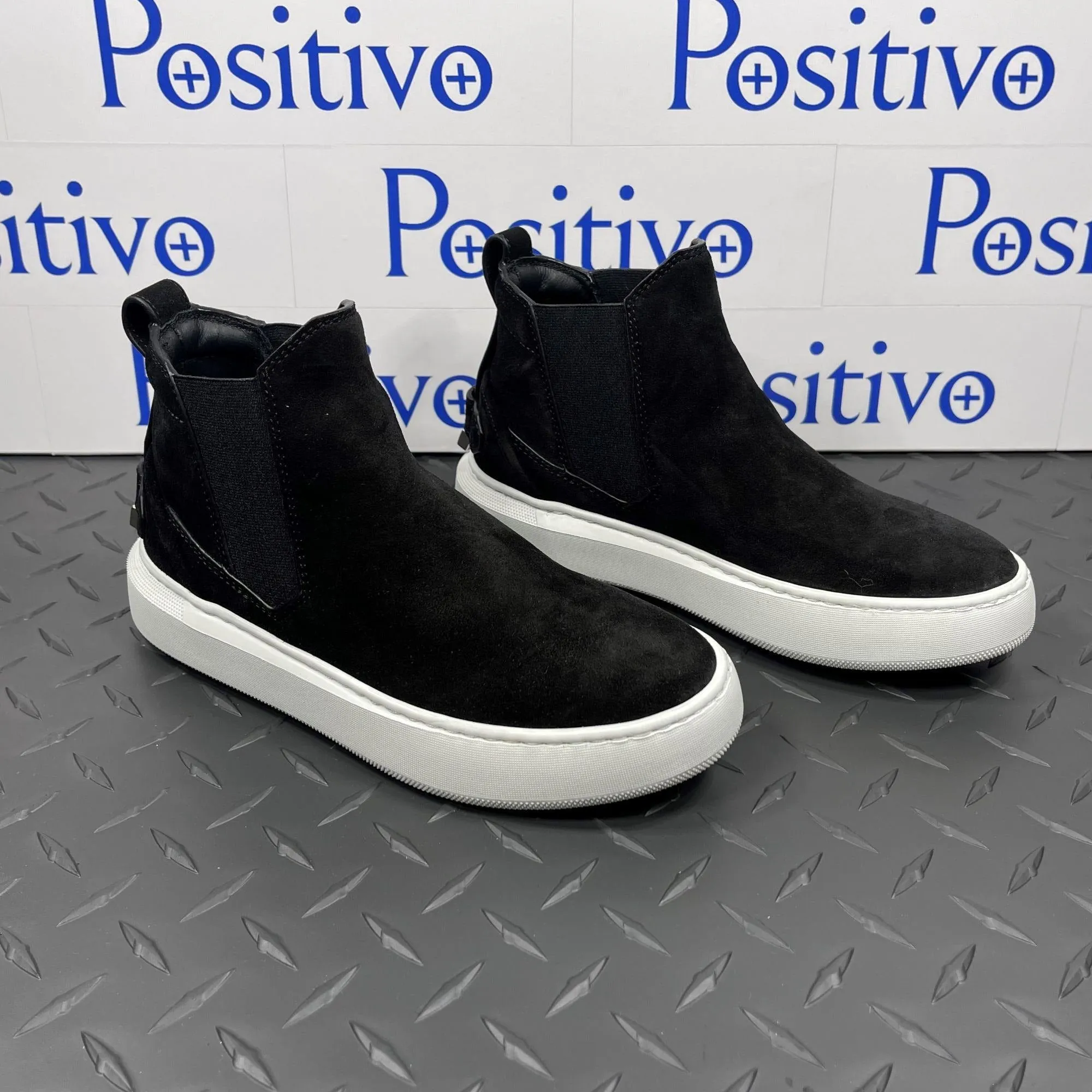 Buscemi Soho Black Suede Sneakers