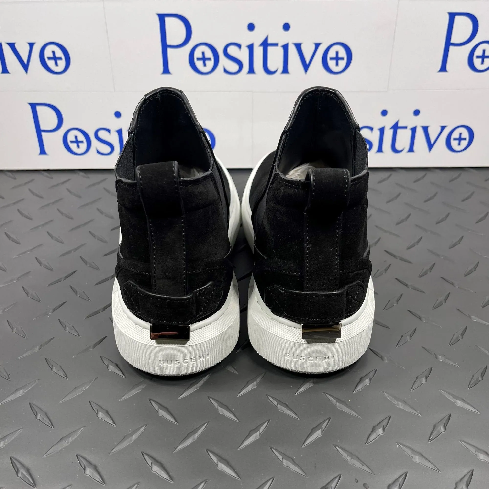 Buscemi Soho Black Suede Sneakers