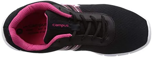 Campus Women's Blk/Rani Running Shoe Sport shoe-7UK/India (41 EU) (Perry (L))