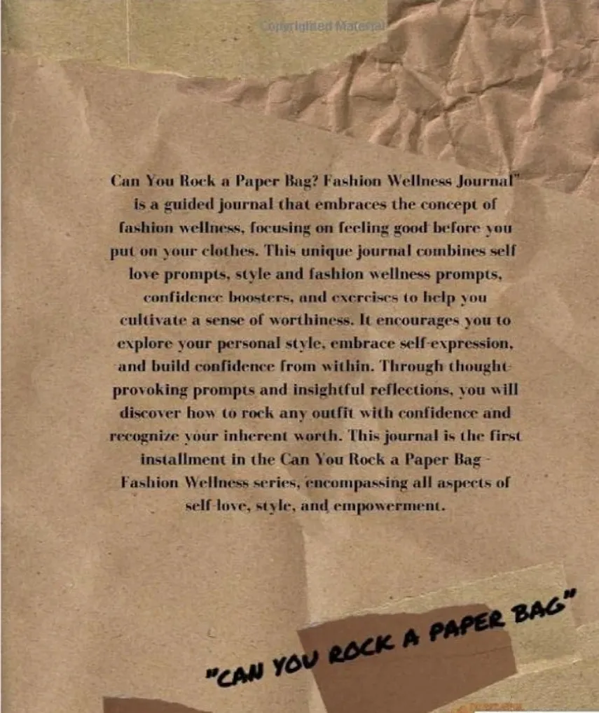Can you Rock a Paper Bag?: A Guided Journal to Fashion Wellness
